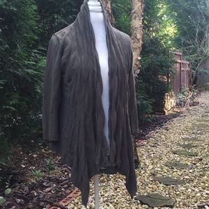 Willi Smith green cardigan.